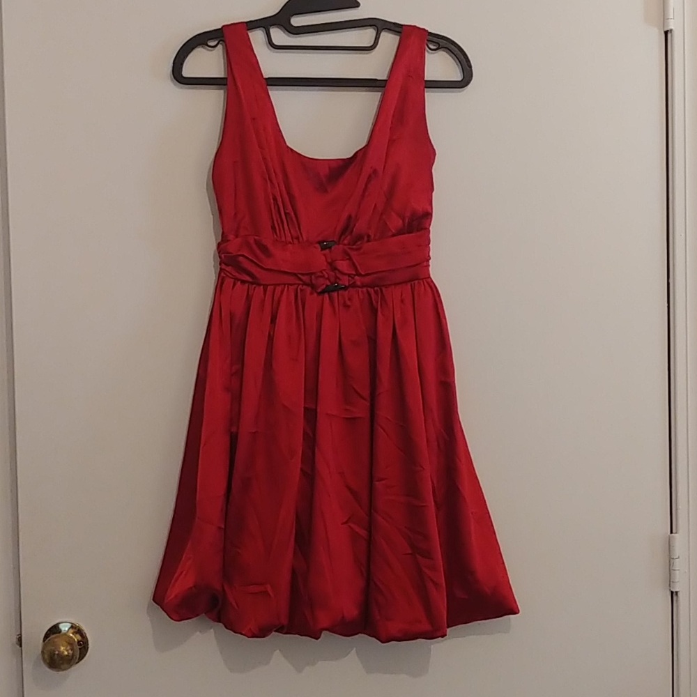 3 for $12 Silky, satin red dress